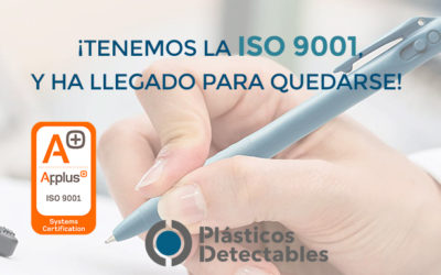 ¡Ya tenemos la ISO 9001!